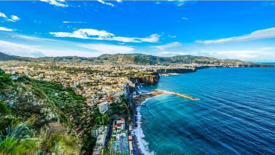 Amalfi Coast. It's all cliffs, citrus groves, and color-drenched towns