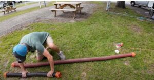 Keep Sewer Hose Clean While Storing It