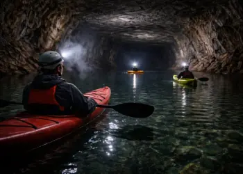 Red River Gorge underground kayaking