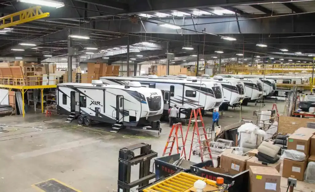 Forest River RV manufacturing facility in Indiana
