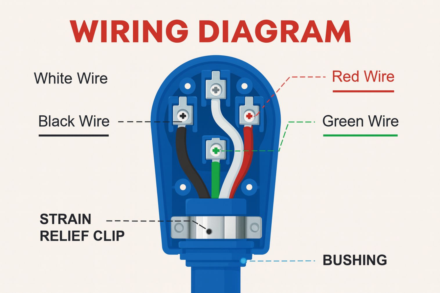 How to Wire a 50 Amp RV Plug