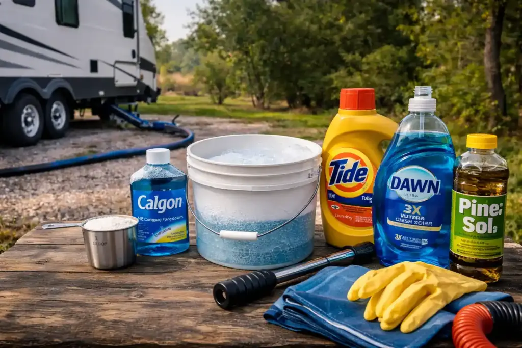 best homemade RV holding tank treatment using the Geo Method