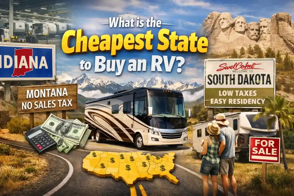 What is the cheapest state to Buy an RV