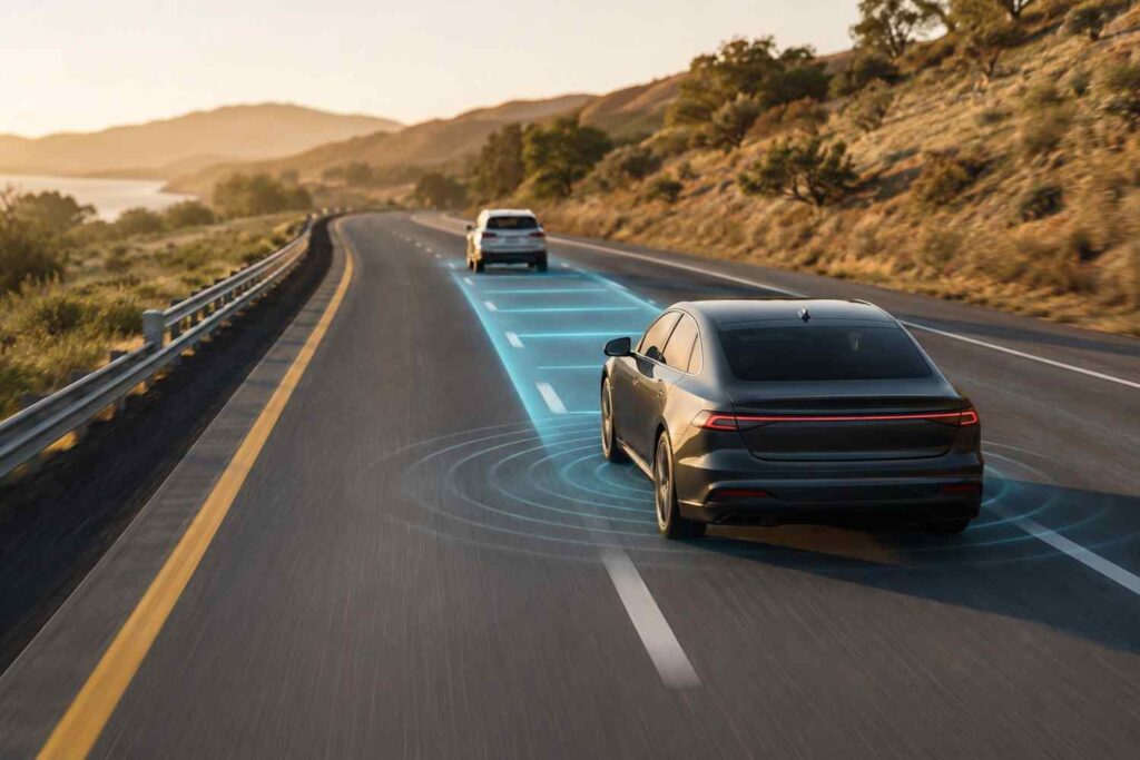 Adaptive Cruise Control Supports Steady Highway Travel